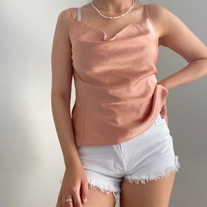 SHEIN Mauve Satin Cami Top